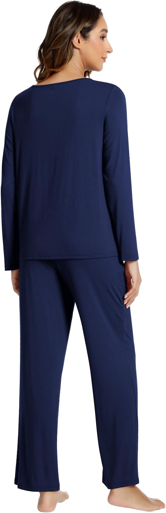 Women's Bamboo Pants Pajama Set - Long Sleeve - 2 Piece