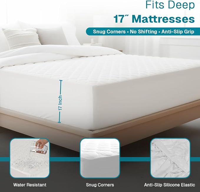 Mattress Protector - Full - 17 in Deep Pocket