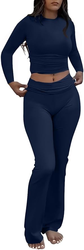 Women's Pants Pajama Set - Long Sleeve - 2 Piece