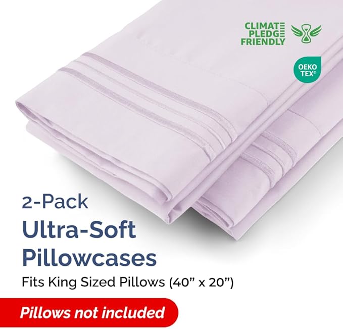 Pillowcase Set - King - 2 Piece
