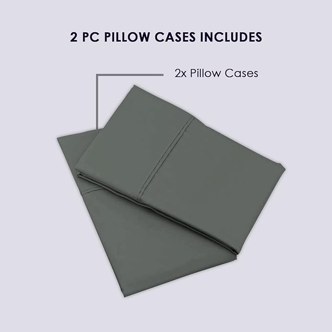 Pillowcase Set - King - 2 Piece