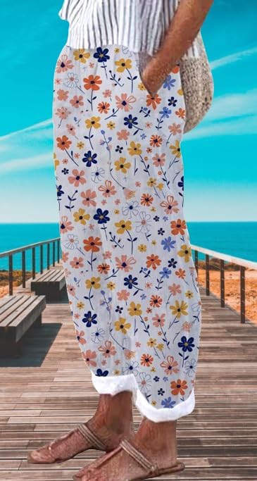 Women's Linen Loungewear - Pants
