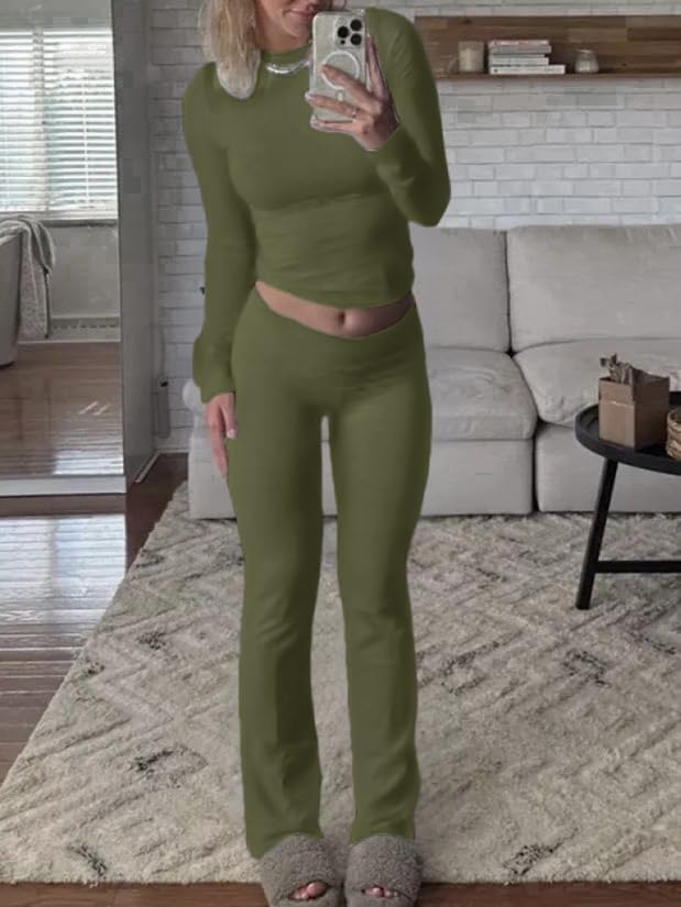 Women's Pants Pajama Set - Long Sleeve - 2 Piece