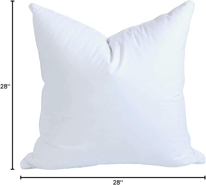 Down Alternative Hypoallergenic Pillow Insert - 28 x 28 in