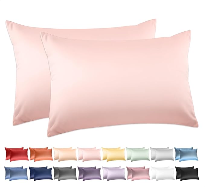 100% Cotton Pillowcase Set - Standard - 20 x 26 in - 2 Piece