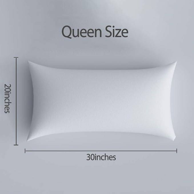 Microfiber Pillowcase Set - Queen - 20 x 30 in - 2 Pack - 2 Piece