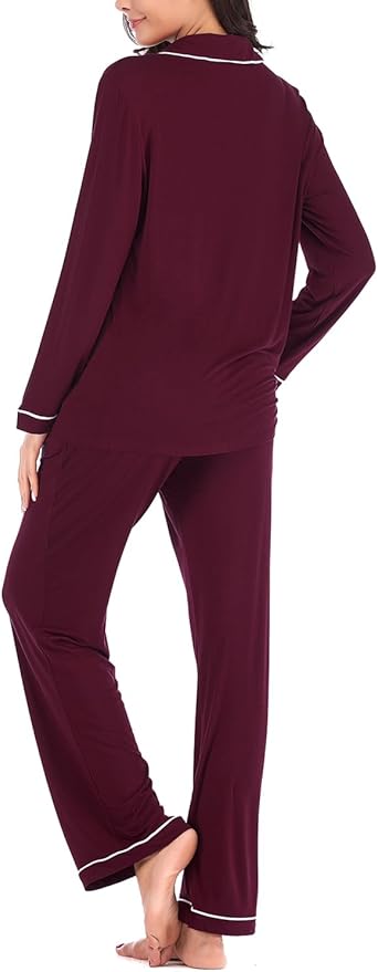 Women's Pajama Set - Long Sleeve - 2 Piece