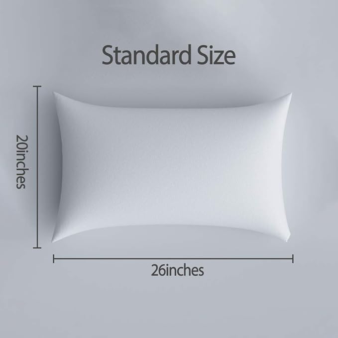 Microfiber Pillowcase Set - Standard - 20 x 26 in - 2 Pack - 2 Piece