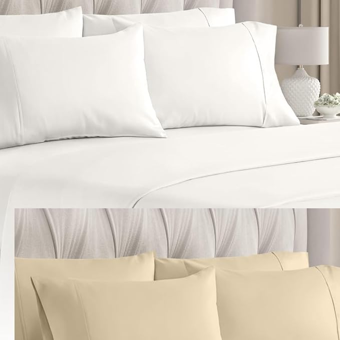 Pillowcase Set - Queen - 4 Pack - 4 Piece