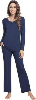 Women's Bamboo Pants Pajama Set - Long Sleeve - 2 Piece