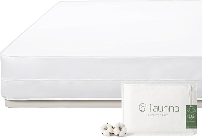 100% Cotton Hypoallergenic Mattress Protector - Full