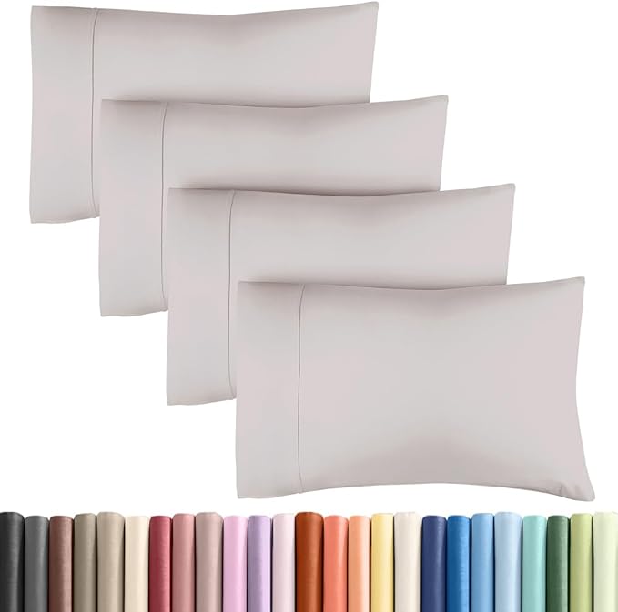 Pillowcase Set - Queen - 4 Pack - 4 Piece