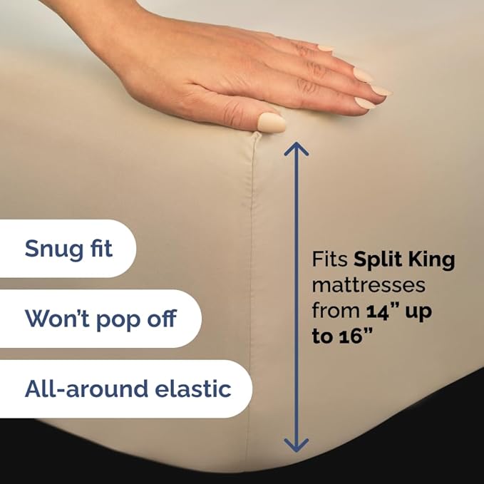 Cooling Bed Sheet Set - King - 4 Piece