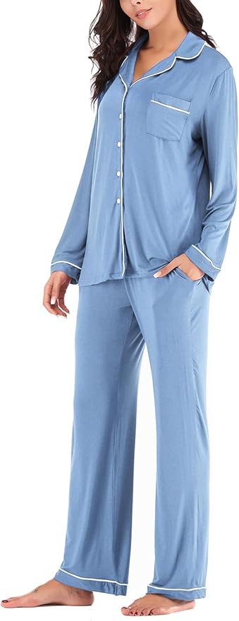 Women's Pajama Set - Long Sleeve - 2 Piece