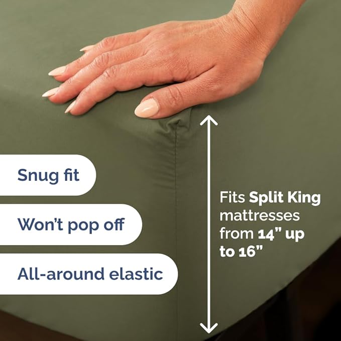 Cooling Bed Sheet Set - King - 4 Piece