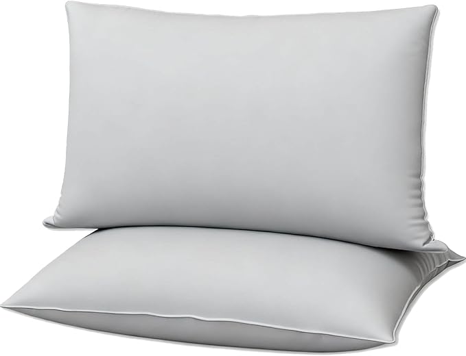 Down Alternative Bed Pillow - King - 20 x 36 in - 2 Piece