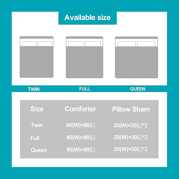 Comforter Set - Queen - 3 Piece