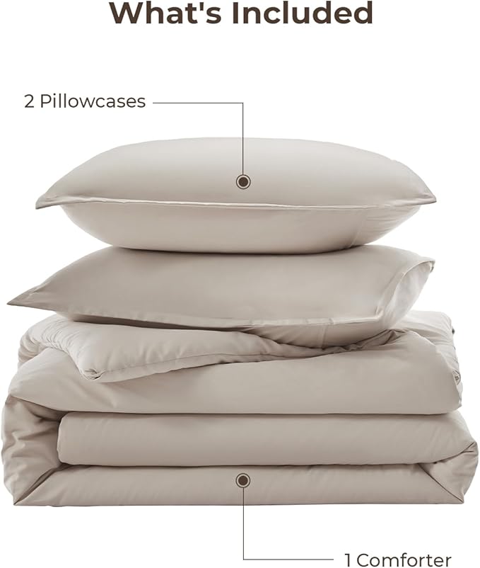 Linen Comforter Set - King - 3 Piece