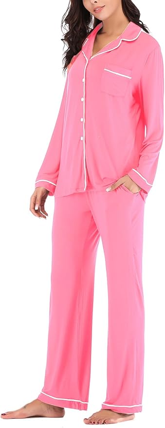 Women's Pajama Set - Long Sleeve - 2 Piece