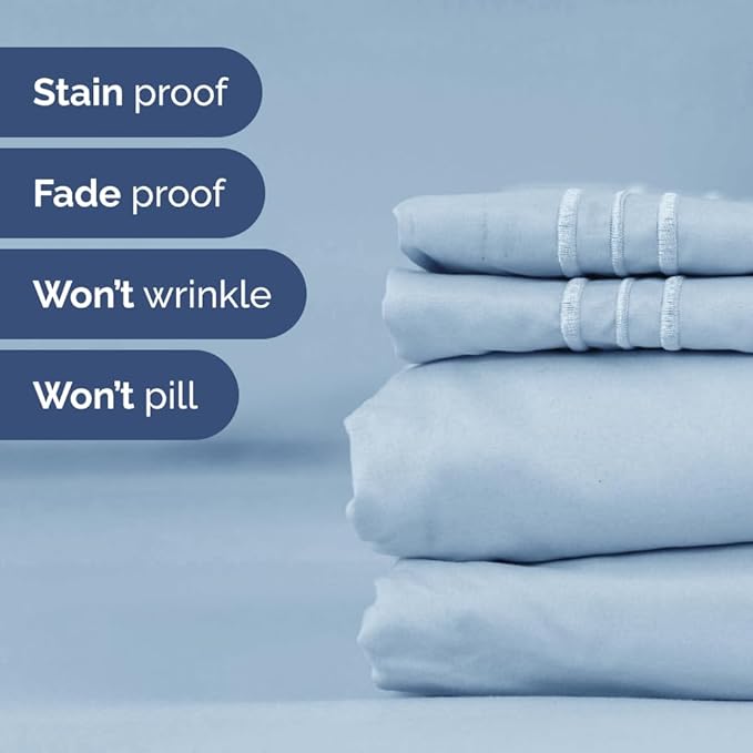 Cooling Bed Sheet Set - Full - 4 Piece