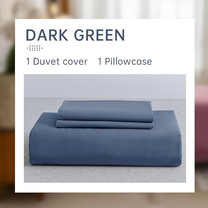 Linen Duvet Cover Set - Twin - 2 Piece