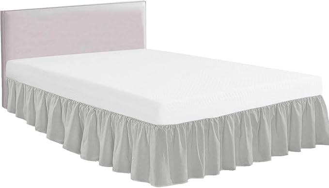 Microfiber Bed Skirt - Twin - 15 in Drop