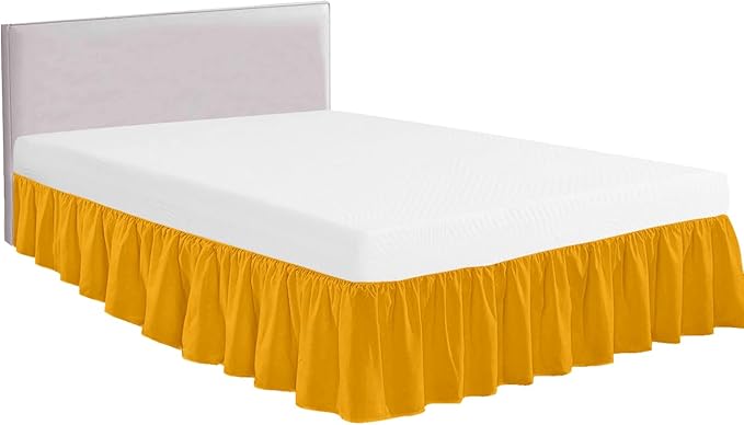 Microfiber Bed Skirt - King - 15 in Drop