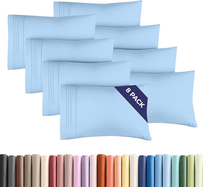 Pillowcase Set - Queen - 8 Piece