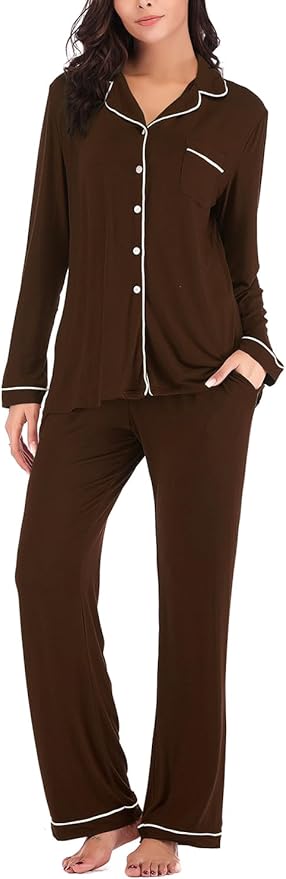 Women's Pajama Set - Long Sleeve - 2 Piece