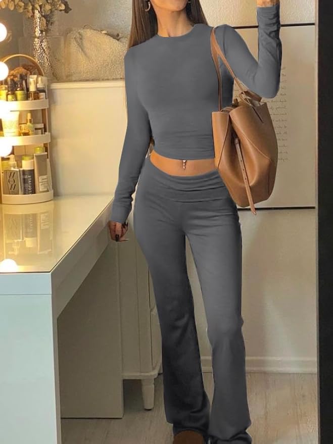 Women's Pants Pajama Set - Long Sleeve - 2 Piece