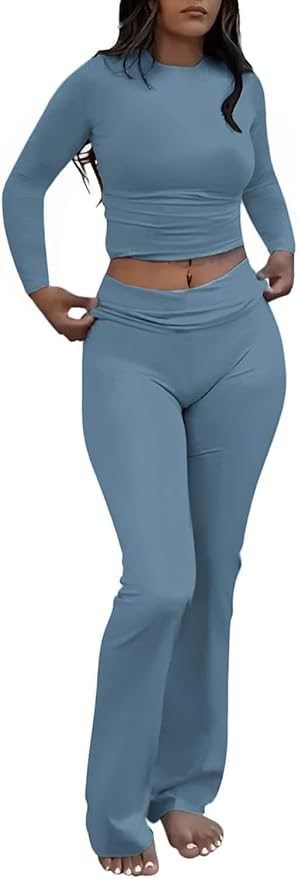 Women's Pants Pajama Set - Long Sleeve - 2 Piece