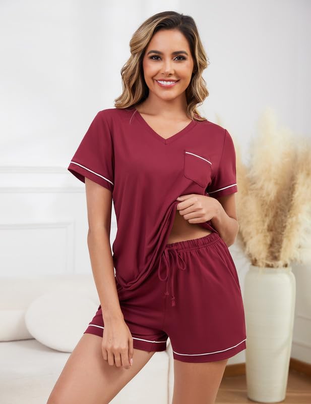 Shorts Pajama Set - Short Sleeve - 2 Piece