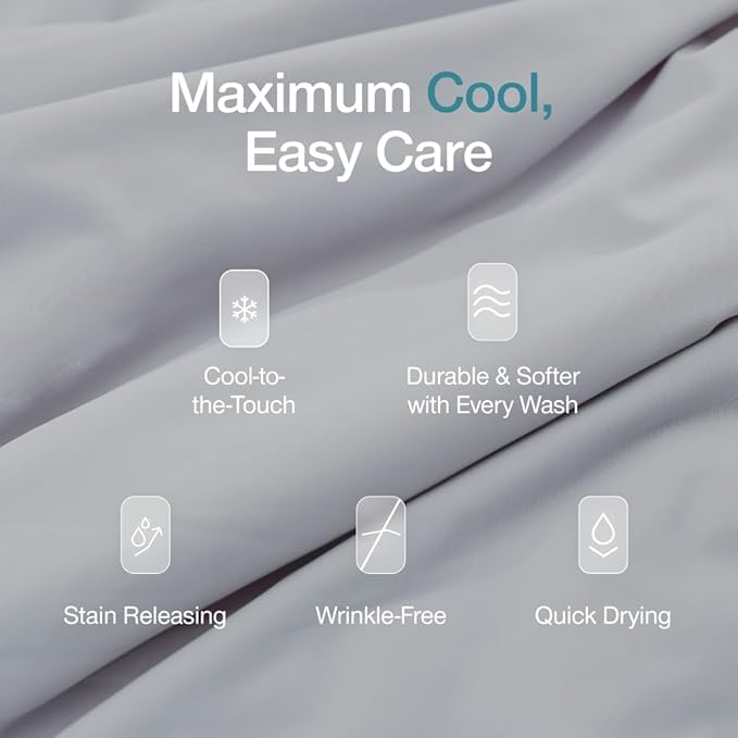 Cooling Pillowcase Set - Queen - 2 Piece