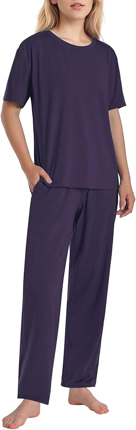 Women's Bamboo Pants Pajama Set - 2 Piece