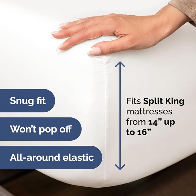 Cooling Bed Sheet Set - King - 4 Piece