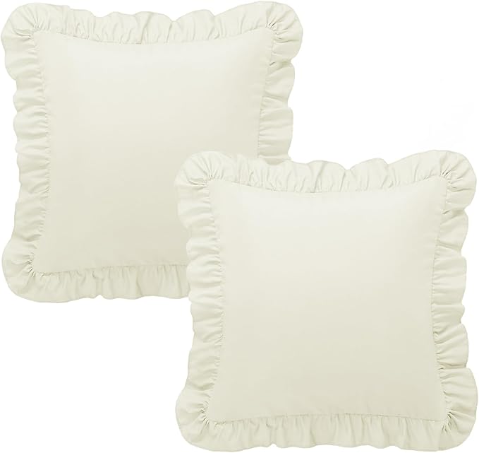 Microfiber Pillowcase Set - 18 x 18 in - 2 Piece