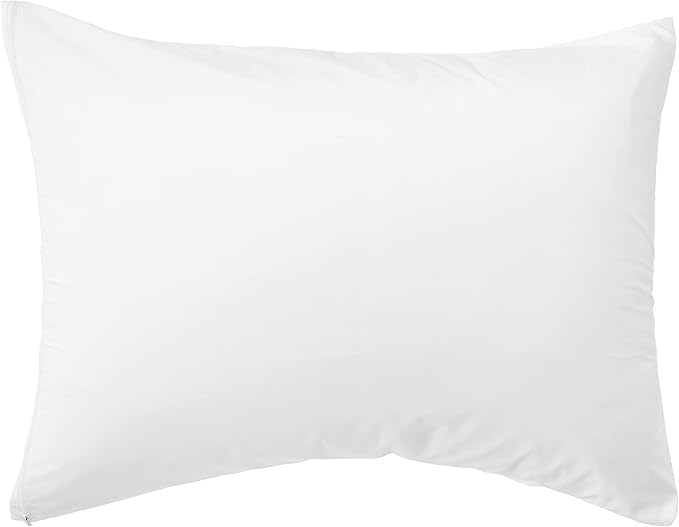 100% Cotton Hypoallergenic Pillow Protector - Standard - 2 Pack