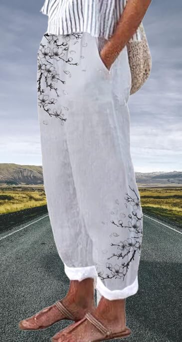 Women's Linen Loungewear - Pants