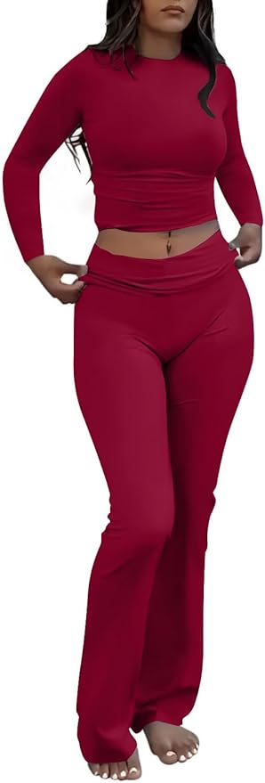 Women's Pants Pajama Set - Long Sleeve - 2 Piece