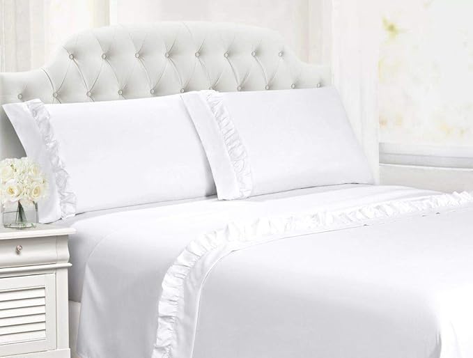 Bed Sheet Set - Queen - 15 in Deep Pocket - 4 Piece