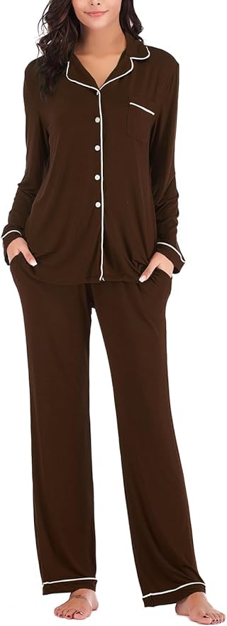 Women's Pajama Set - Long Sleeve - 2 Piece