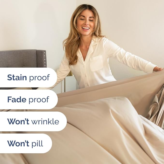 Cooling Bed Sheet Set - Full - 4 Piece
