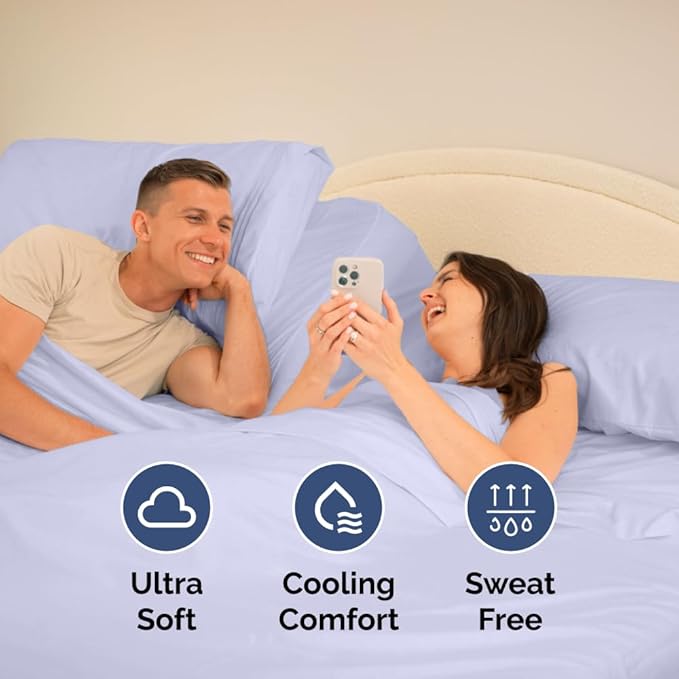 Cooling Bed Sheet Set - King - 4 Piece