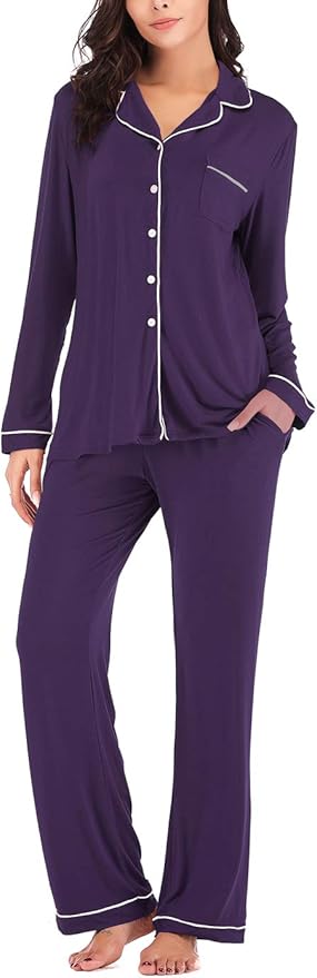 Women's Pajama Set - Long Sleeve - 2 Piece