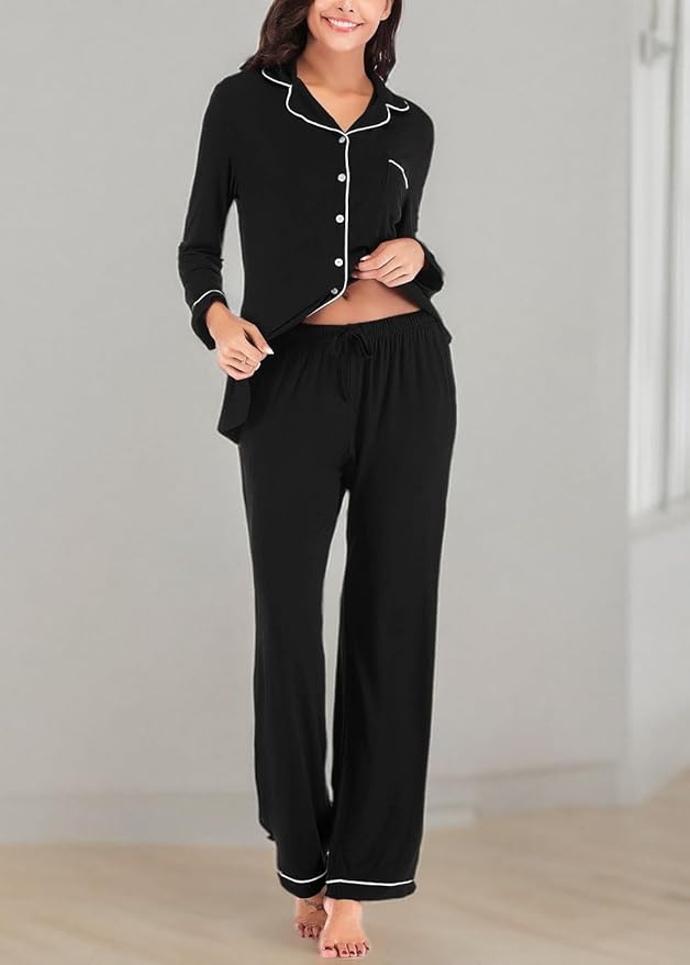 Women's Pajama Set - Long Sleeve - 2 Piece
