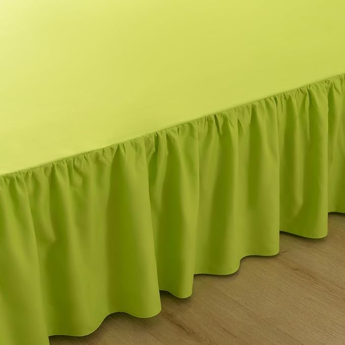 Microfiber Bed Skirt - King - 14 in Drop