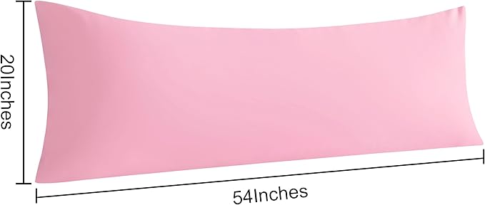 Microfiber Pillowcase Set - 20 x 54 in - 2 Pack - 2 Piece