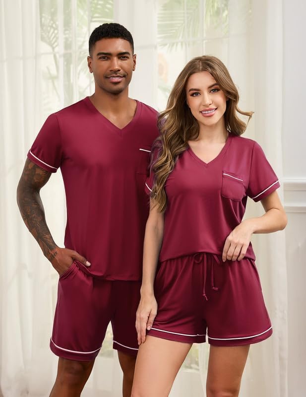 Shorts Pajama Set - Short Sleeve - 2 Piece