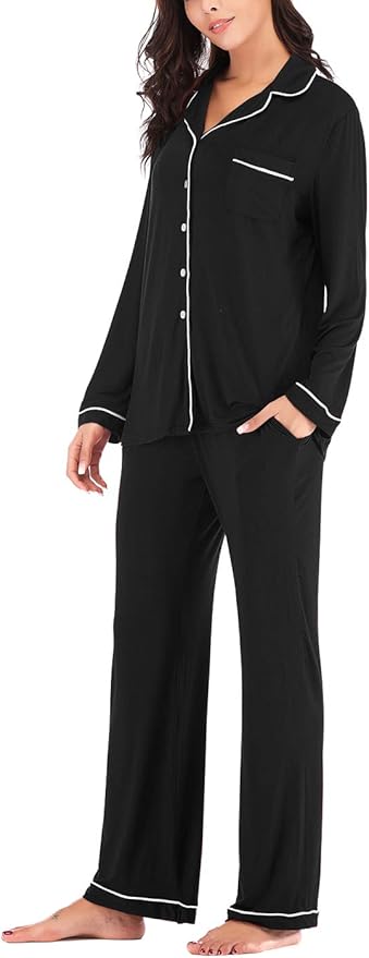 Women's Pajama Set - Long Sleeve - 2 Piece