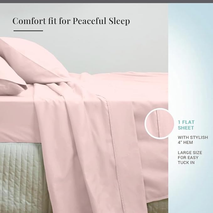 100% Cotton Flat Sheet - King